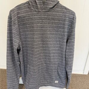 Linksoul Men's Heathered Gray/Blue Hoodie